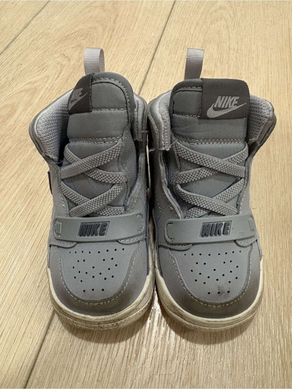 Jordan Kids' Gray High-Top Sneakers